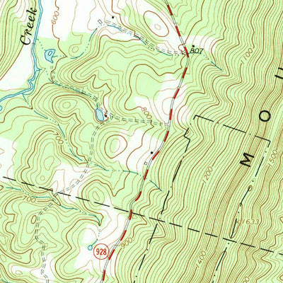 United States Geological Survey Big Cove Tannery, PA (1967, 24000-Scale) digital map