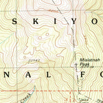 United States Geological Survey Big Craggies, OR (1989, 24000-Scale) digital map