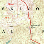United States Geological Survey Big Craggies, OR (1998, 24000-Scale) digital map