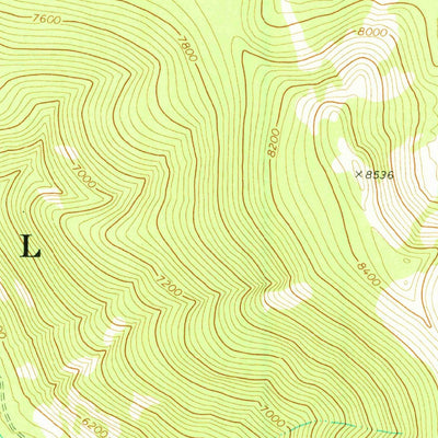 United States Geological Survey Big Creek, ID (1969, 24000-Scale) digital map