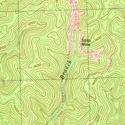 United States Geological Survey Big Creek, KY (1979, 24000-Scale) digital map