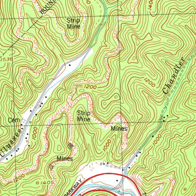 United States Geological Survey Big Creek, KY (1979, 24000-Scale) digital map