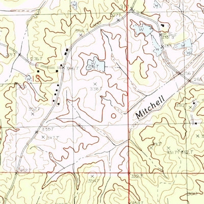 United States Geological Survey Big Creek, MS (1983, 24000-Scale) digital map