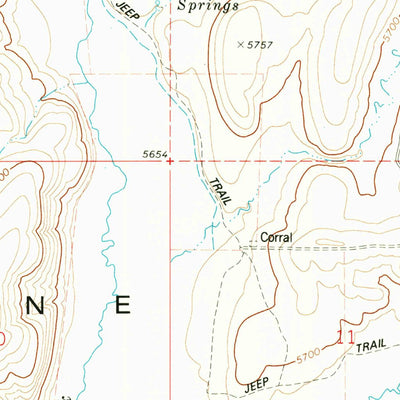 United States Geological Survey Big Creek Ranch, ID (1977, 24000-Scale) digital map