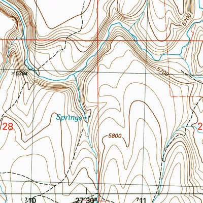 United States Geological Survey Big Creek Ranch, ID (2001, 24000-Scale) digital map
