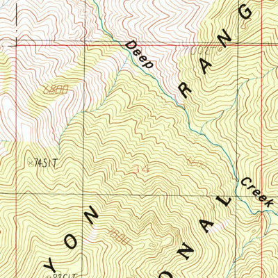 United States Geological Survey Big Creek Ranch, NV (1985, 24000-Scale) digital map