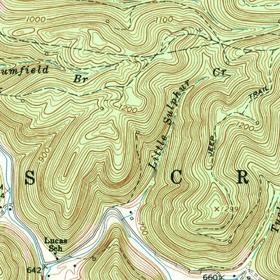 United States Geological Survey Big Creek, WV (1962, 24000-Scale) digital map