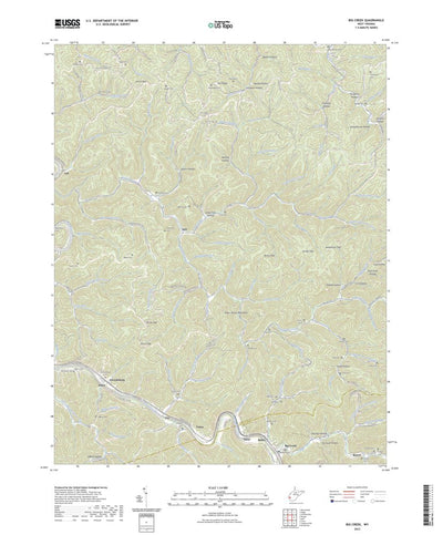 United States Geological Survey Big Creek, WV (2023, 24000-Scale) digital map