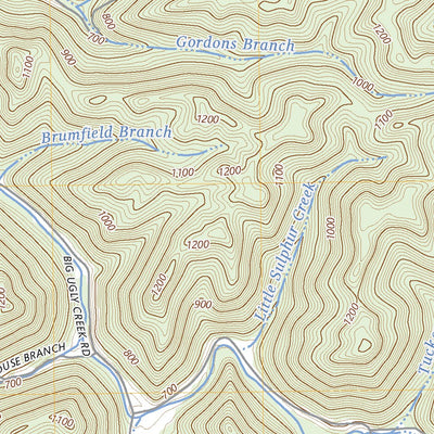 United States Geological Survey Big Creek, WV (2023, 24000-Scale) digital map