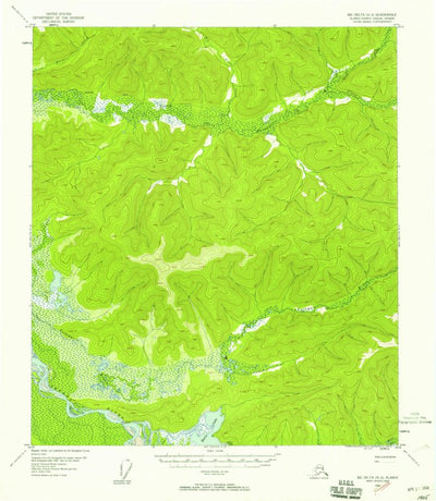 United States Geological Survey Big Delta A-2, AK (1954, 63360-Scale) digital map