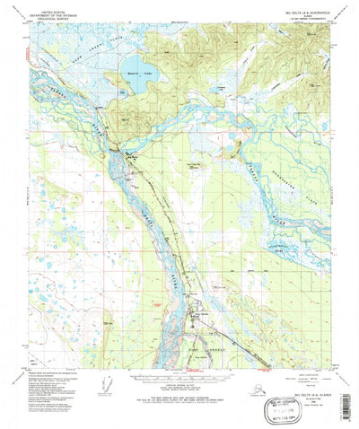 United States Geological Survey Big Delta A-4, AK (1950, 63360-Scale) digital map