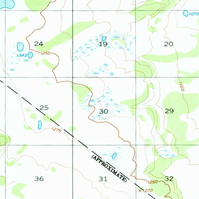 United States Geological Survey Big Delta A-5, AK (1950, 63360-Scale) digital map
