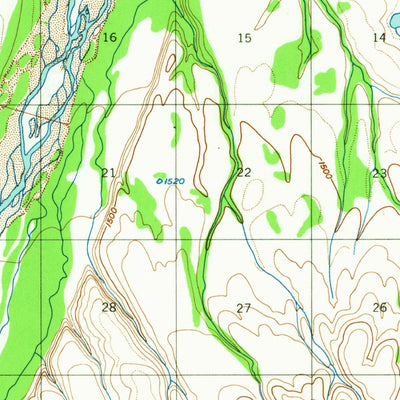 United States Geological Survey Big Delta A-6, AK (1949, 63360-Scale) digital map