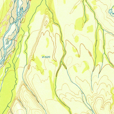 United States Geological Survey Big Delta A-6, AK (1951, 63360-Scale) digital map