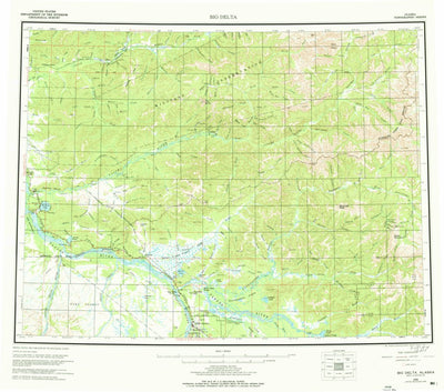 United States Geological Survey Big Delta, AK (1958, 250000-Scale) digital map