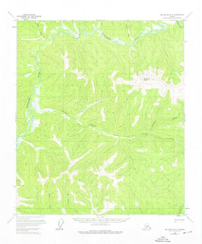 United States Geological Survey Big Delta B-2, AK (1958, 63360-Scale) digital map