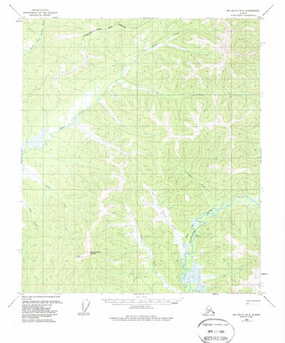 United States Geological Survey Big Delta B-3, AK (1958, 63360-Scale) digital map