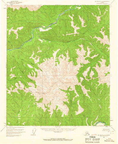 United States Geological Survey Big Delta C-2, AK (1958, 63360-Scale) digital map