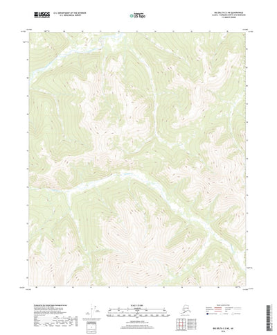 United States Geological Survey Big Delta C-2 NE, AK (2018, 25000-Scale) digital map