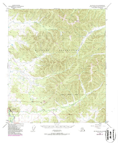 United States Geological Survey Big Delta C-6, AK (1949, 63360-Scale) digital map