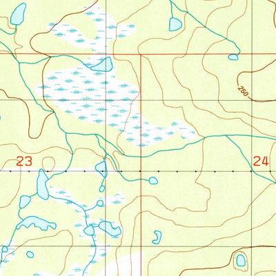 United States Geological Survey Big Delta C-6 SW, AK (1992, 25000-Scale) digital map