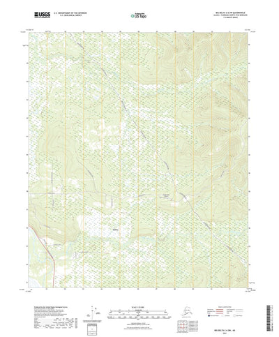 United States Geological Survey Big Delta C-6 SW, AK (2021, 25000-Scale) digital map