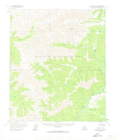United States Geological Survey Big Delta D-2, AK (1958, 63360-Scale) digital map