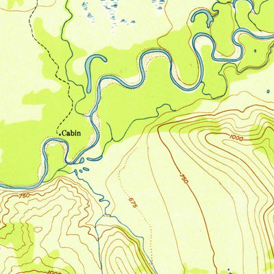 United States Geological Survey Big Delta D-6, AK (1952, 63360-Scale) digital map