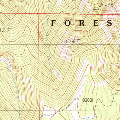 United States Geological Survey Big Draw, MT (1988, 24000-Scale) digital map