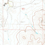 United States Geological Survey Big Draw, SD (1983, 24000-Scale) digital map