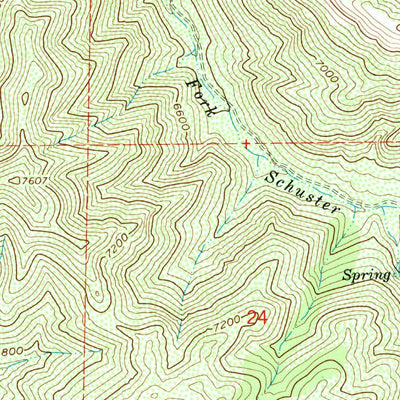 United States Geological Survey Big Dutch Hollow, UT (1961, 24000-Scale) digital map