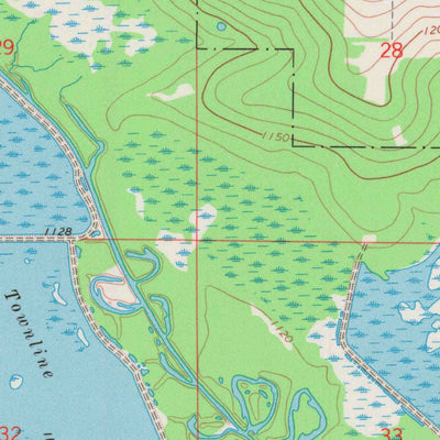 United States Geological Survey Big Eau Pleine Reservoir, WI (1970, 24000-Scale) digital map