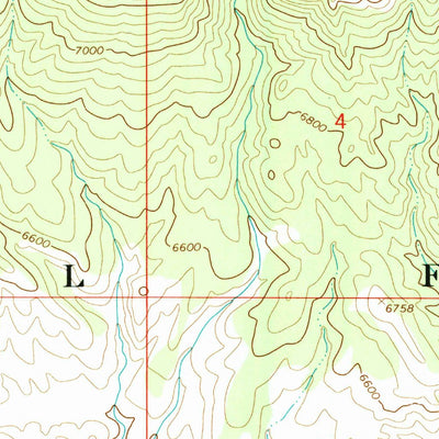 United States Geological Survey Big Elk Mountain, ID (1966, 24000-Scale) digital map