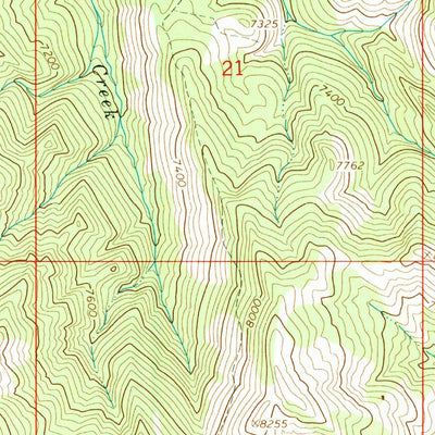 United States Geological Survey Big Elk Mountain, ID (1966, 24000-Scale) digital map