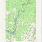 United States Geological Survey Big Falls Dam, WI (1971, 24000-Scale) digital map