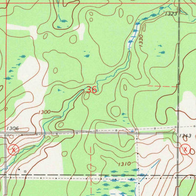 United States Geological Survey Big Falls Dam, WI (1971, 24000-Scale) digital map