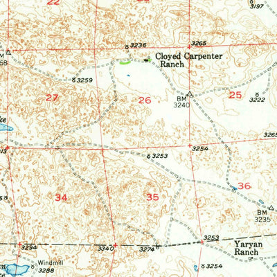 United States Geological Survey Big Falls, NE (1949, 62500-Scale) digital map