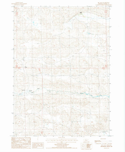 United States Geological Survey Big Falls, NE (1987, 24000-Scale) digital map