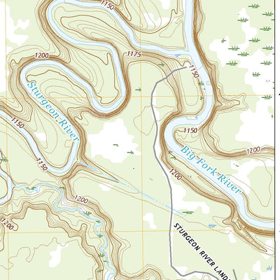 United States Geological Survey Big Falls NW, MN (2022, 24000-Scale) digital map