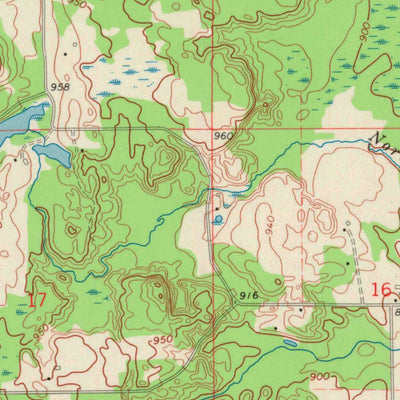 United States Geological Survey Big Falls, WI (1970, 24000-Scale) digital map