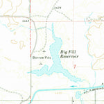 United States Geological Survey Big Fill Reservoir, ID (1973, 24000-Scale) digital map