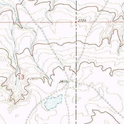 United States Geological Survey Big Flat West, MT (1971, 24000-Scale) digital map