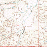 United States Geological Survey Big Flat West, MT (1971, 24000-Scale) digital map