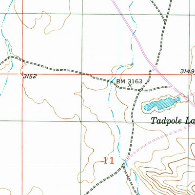 United States Geological Survey Big Foot Butte, ID (1948, 24000-Scale) digital map