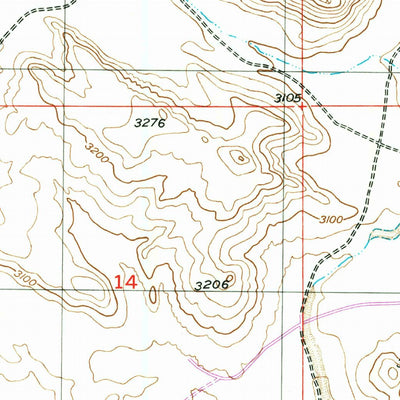 United States Geological Survey Big Foot Butte, ID (1948, 24000-Scale) digital map