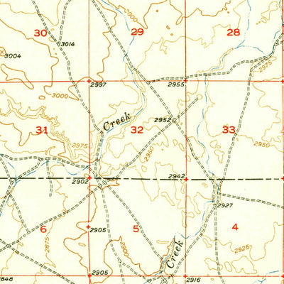 United States Geological Survey Big Foot Butte, ID (1948, 62500-Scale) digital map