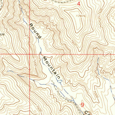 United States Geological Survey Big Foundation Creek, CO (1964, 24000-Scale) digital map
