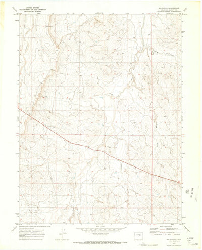 United States Geological Survey Big Gulch, CO (1970, 24000-Scale) digital map