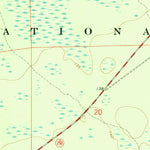 United States Geological Survey Big Gum Swamp, FL (1969, 24000-Scale) digital map