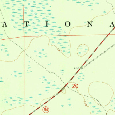 United States Geological Survey Big Gum Swamp, FL (1969, 24000-Scale) digital map